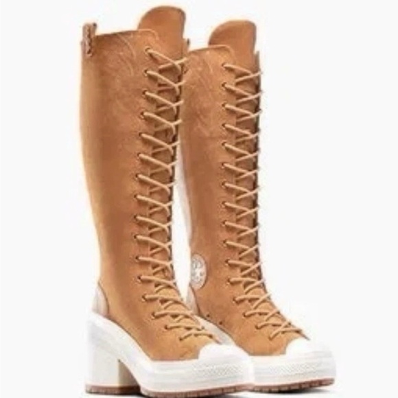 Converse Shoes - NEW Converse Chuck 70 De Luxe Heel XXHi Platform Western Size 5.5 boots knee